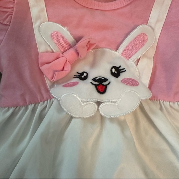 Baby Toddler Girl Boutique Easter Bunny Dress 18-24 Months - Picture 2 of 5